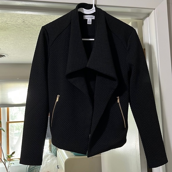 𝅺SMALL Calvin Klein open front blazer - Picture 2 of 6